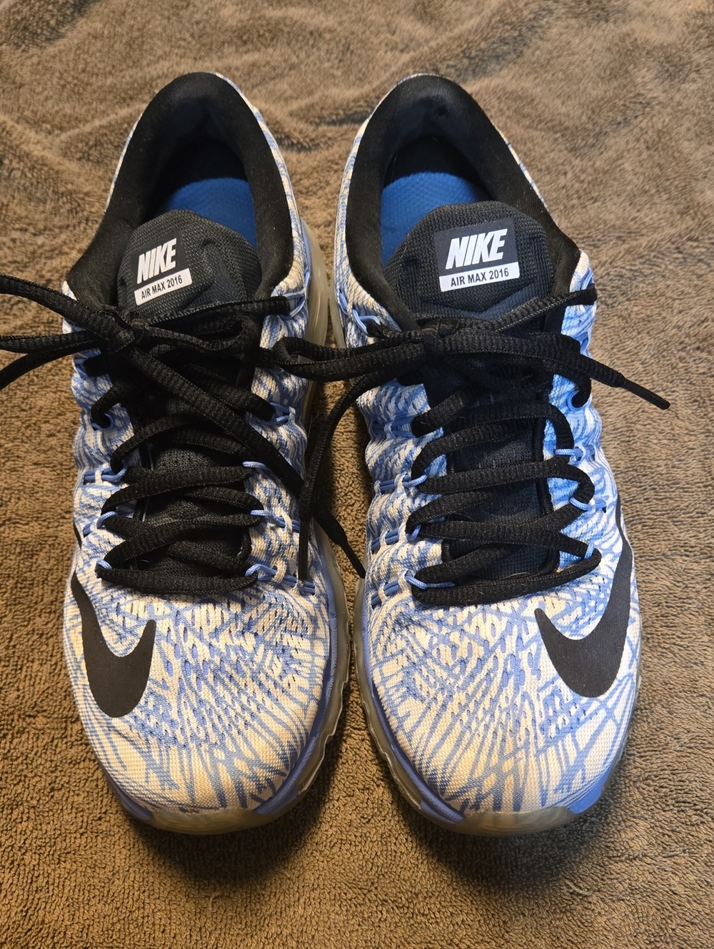 Nike Women Air Max 2015 Athletic Shoes - Blue/Black